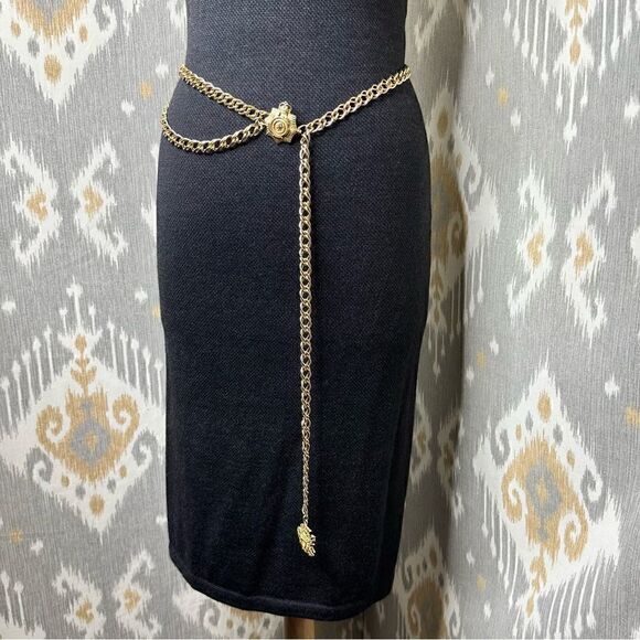 Ralph Lauren ~ Charcoal Cashmere Silk Bow Neck Pinpoint Knit Jersey Sheath Dress - Picture 13 of 16